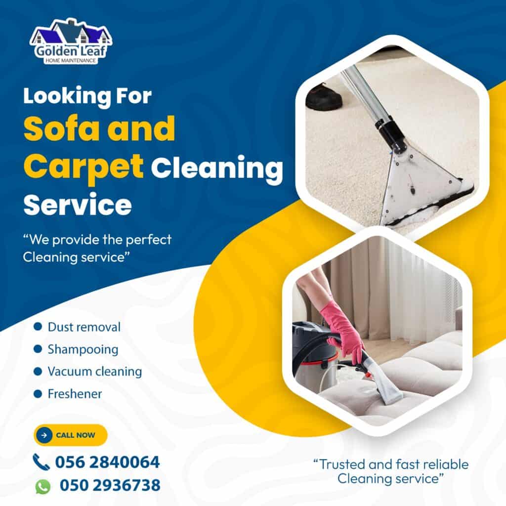 Carpet and Sofa Cleaning in Sharjah
